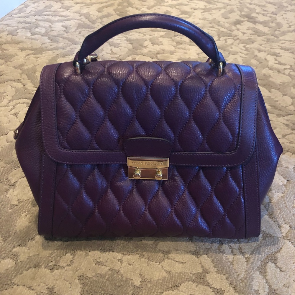 Vera Bradley genuine leather handbag. NWOT!